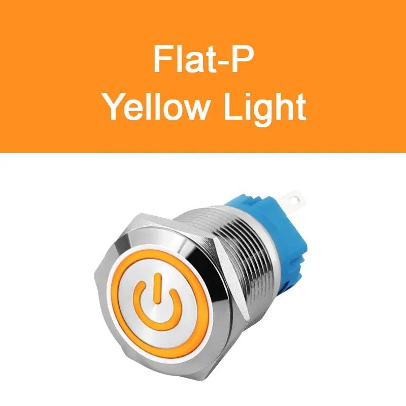 19mm Metal Push Button Switch - 3/6/12/24/110/220/230V Momentary or Latching On Off Switch 304 stainless steel - Image 7