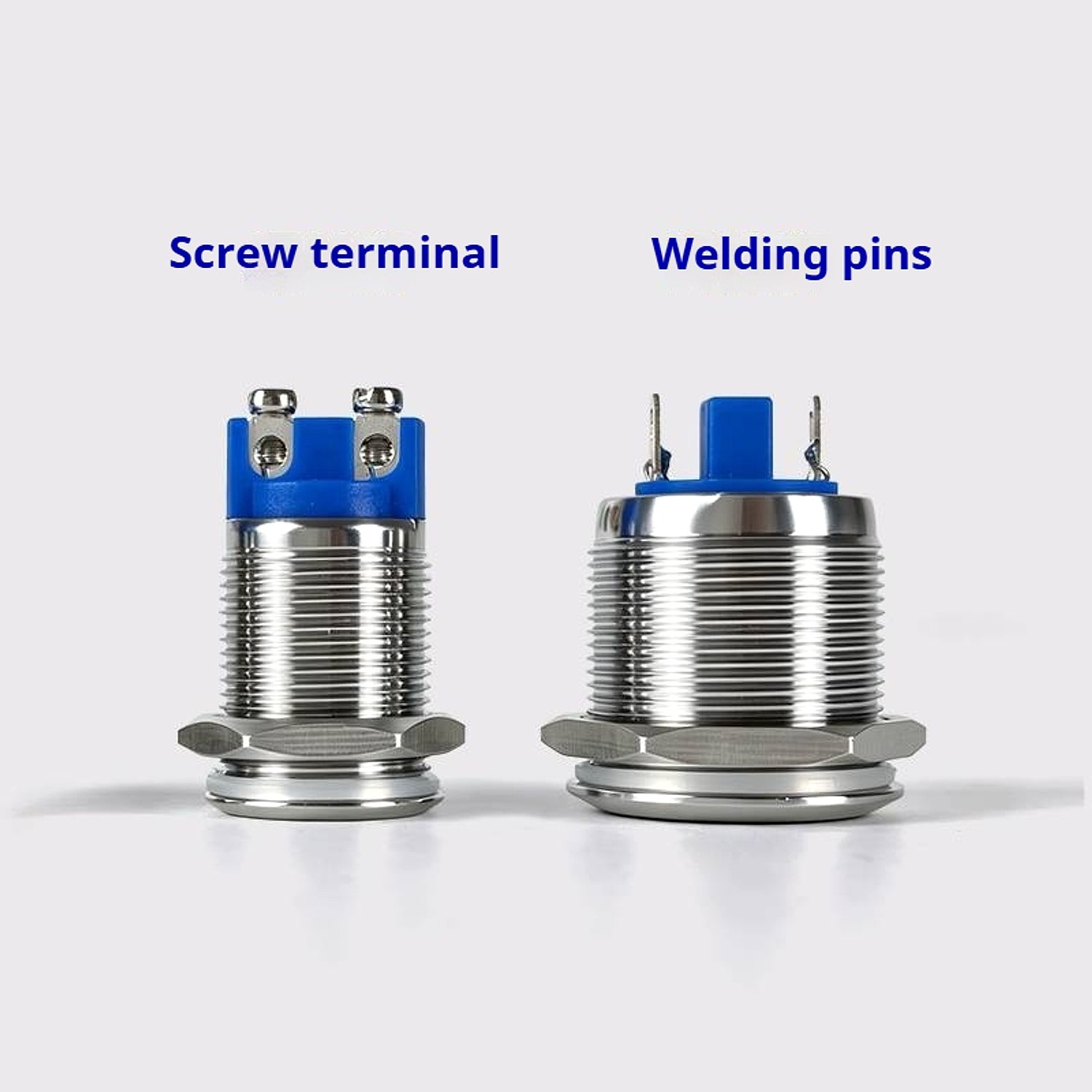 long thread metal panel buzzer with terminal view