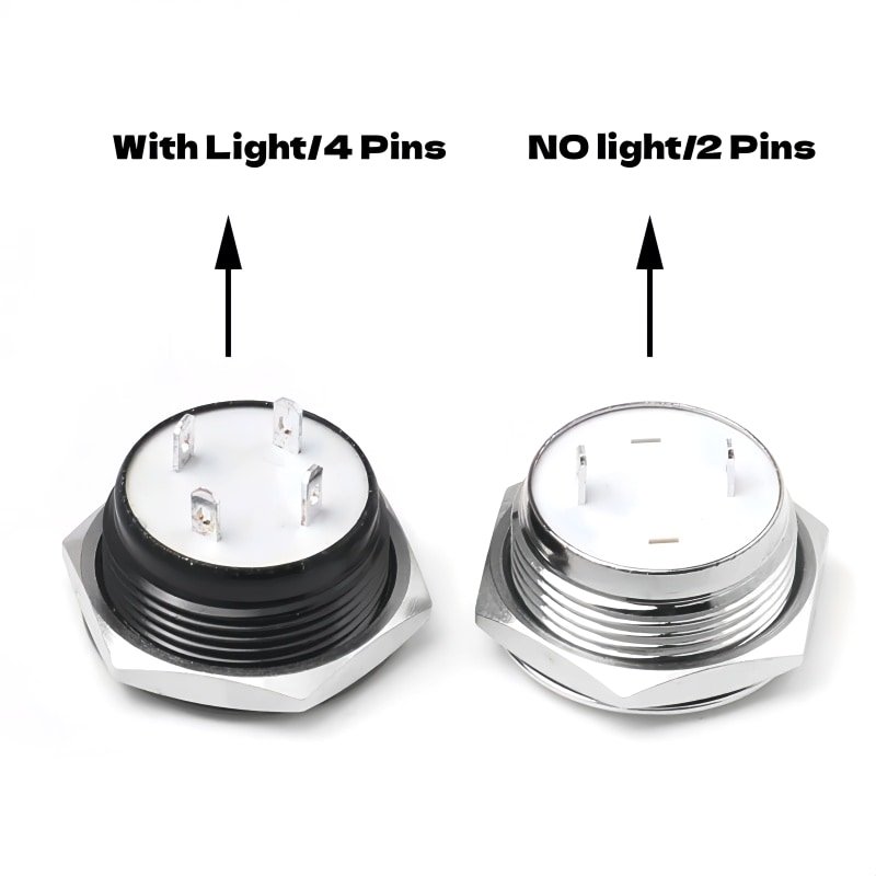 momentary metal push button switch operation detail