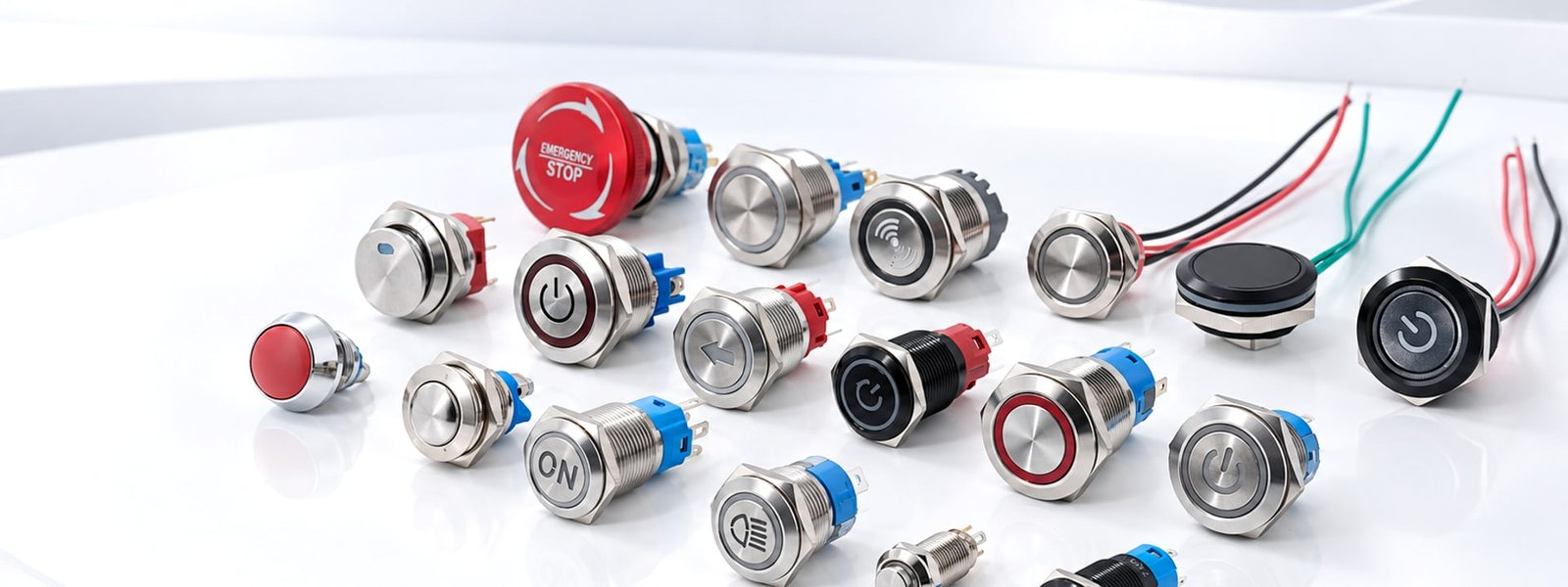 TECHESS industrial push button switches and control components